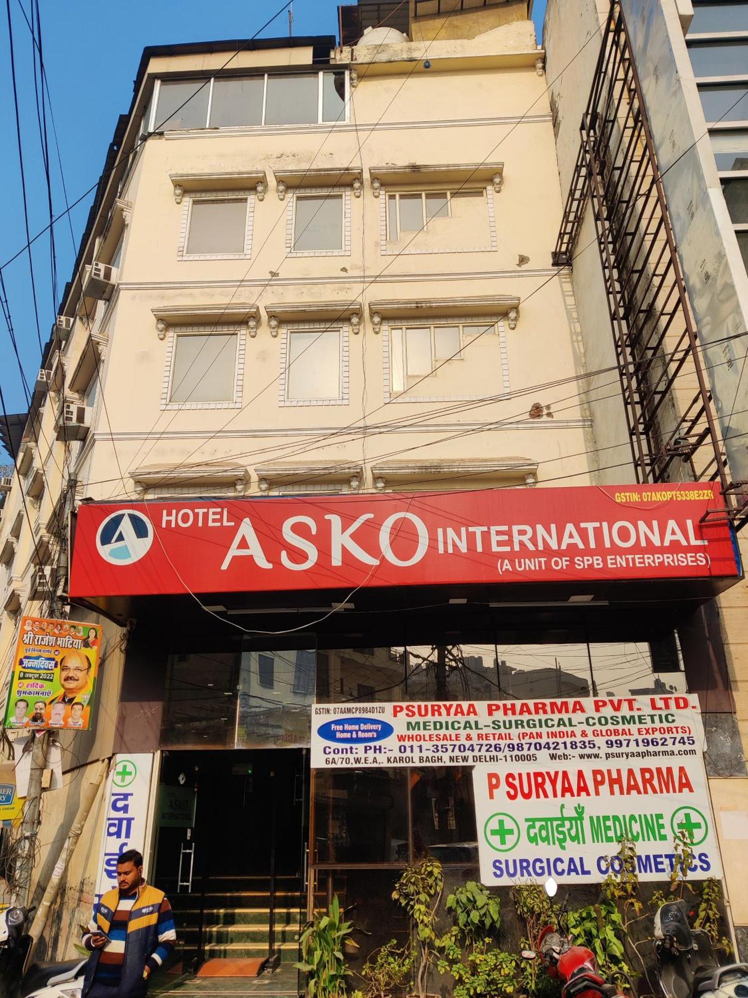 Hotel Asko International-Karol Bagh Delhi  Extérieur photo